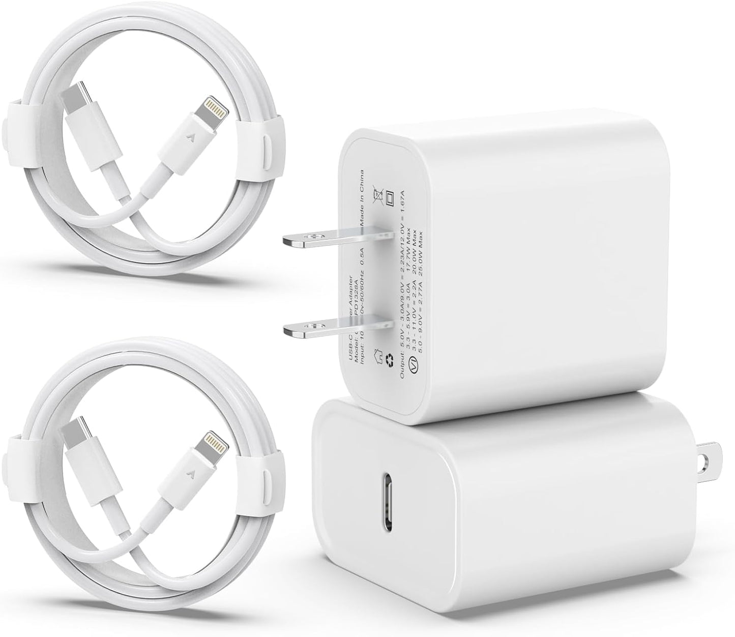 2 Pack 20W USB-C Fast Charger